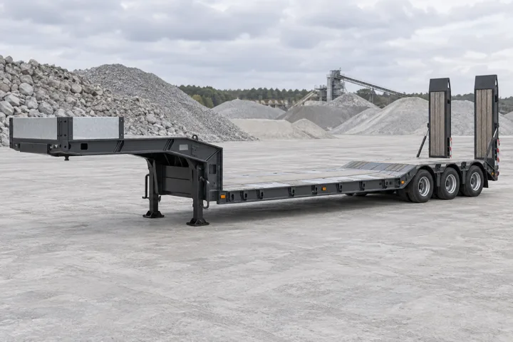3 Dingilli Lowbed — temsili görsel